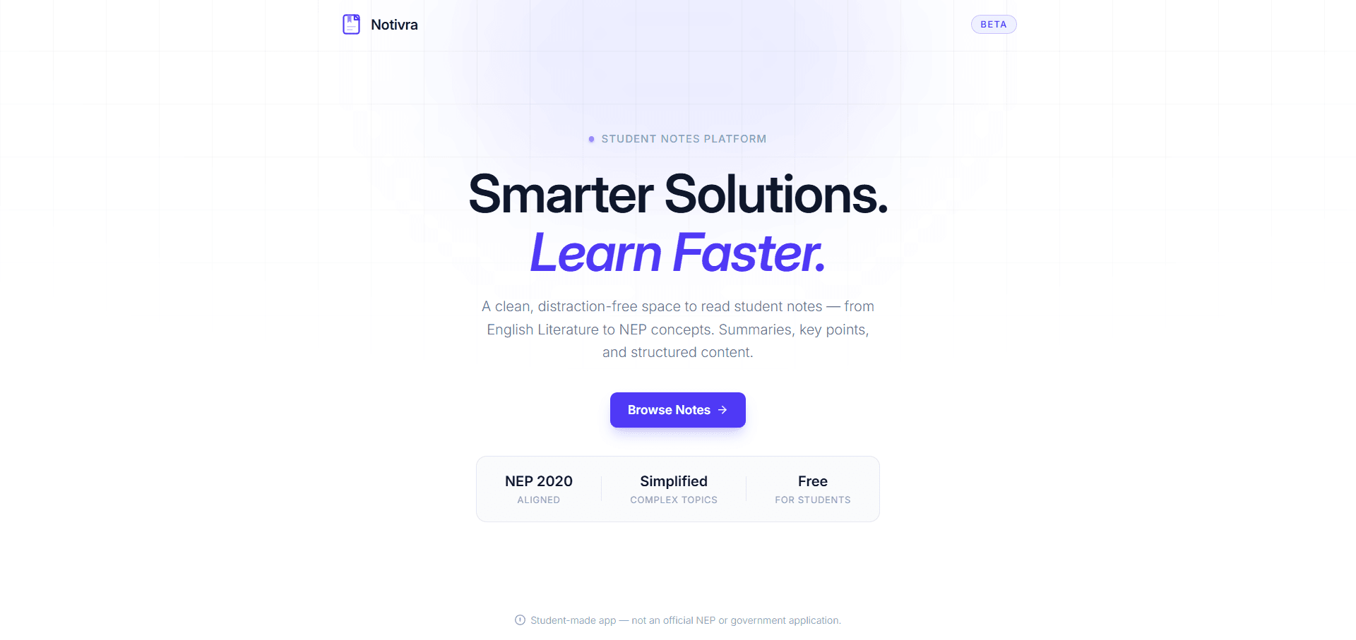 Notivra Web App
